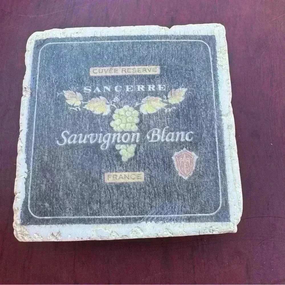 Lauren Hamilton Merlot Coaster Set - Picture 1 of 4